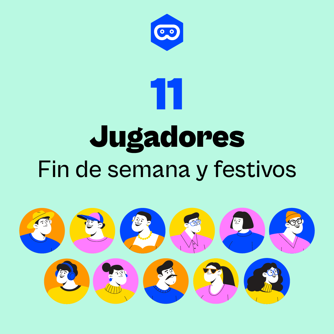 11 jugadores Fin de semana