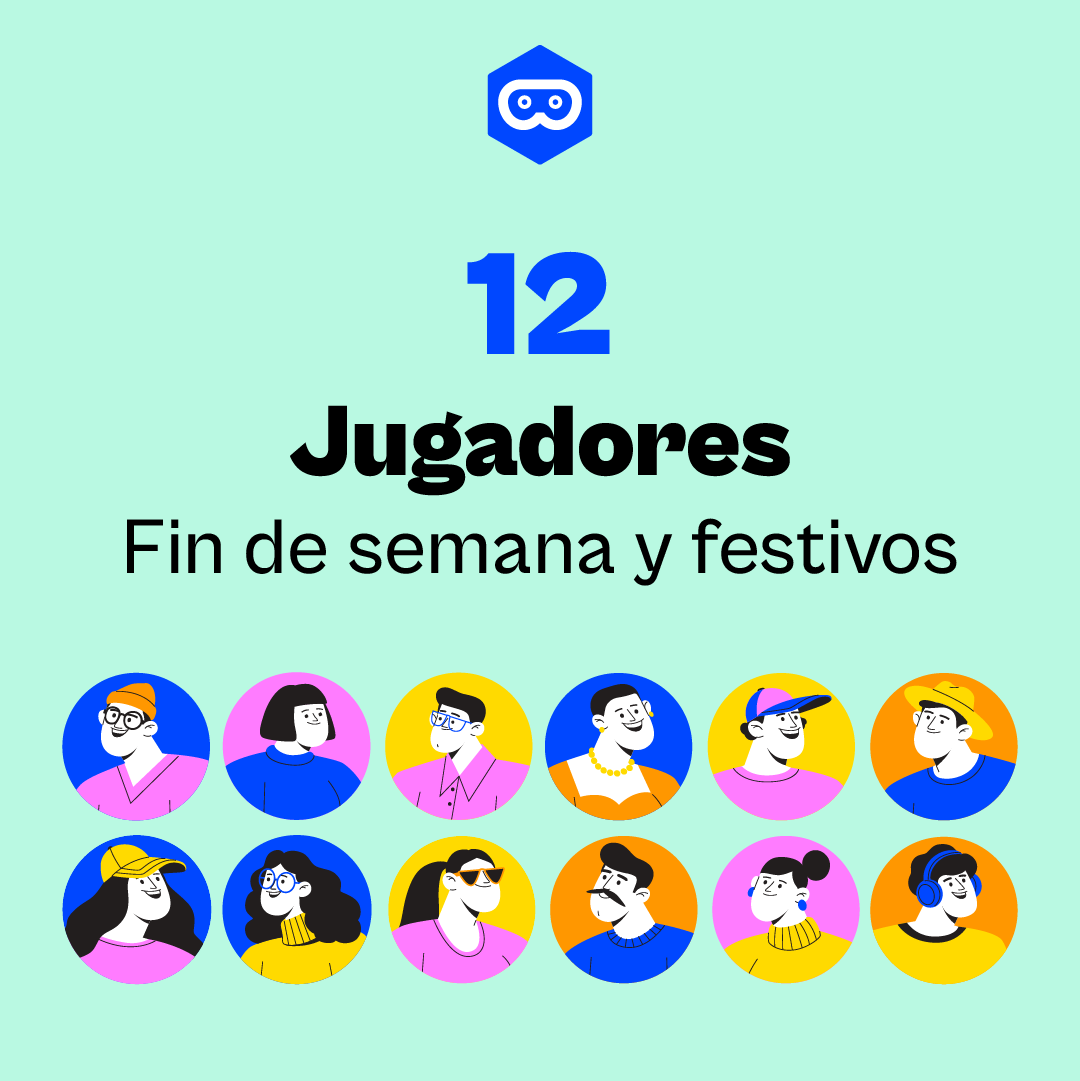 12 jugadores Fin de semana