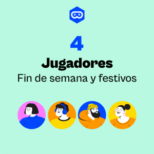 4 jugadores Fin de semana