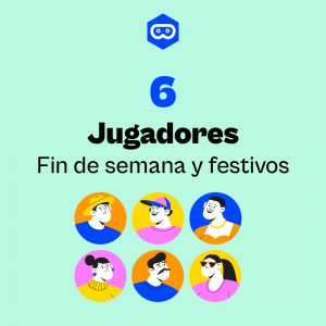 6 jugadores Fin de semana