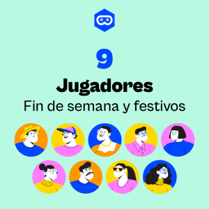 9 jugadores Fin de semana
